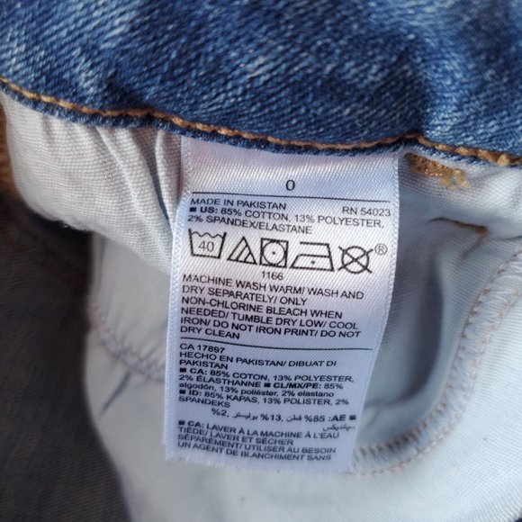 Old Navy Women's 0 Rockstar Super Skinny Medium Wash Jeans - Picture 6 of 6